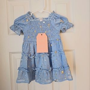 Ivy City Starry Nights Dress - Size 0-3m